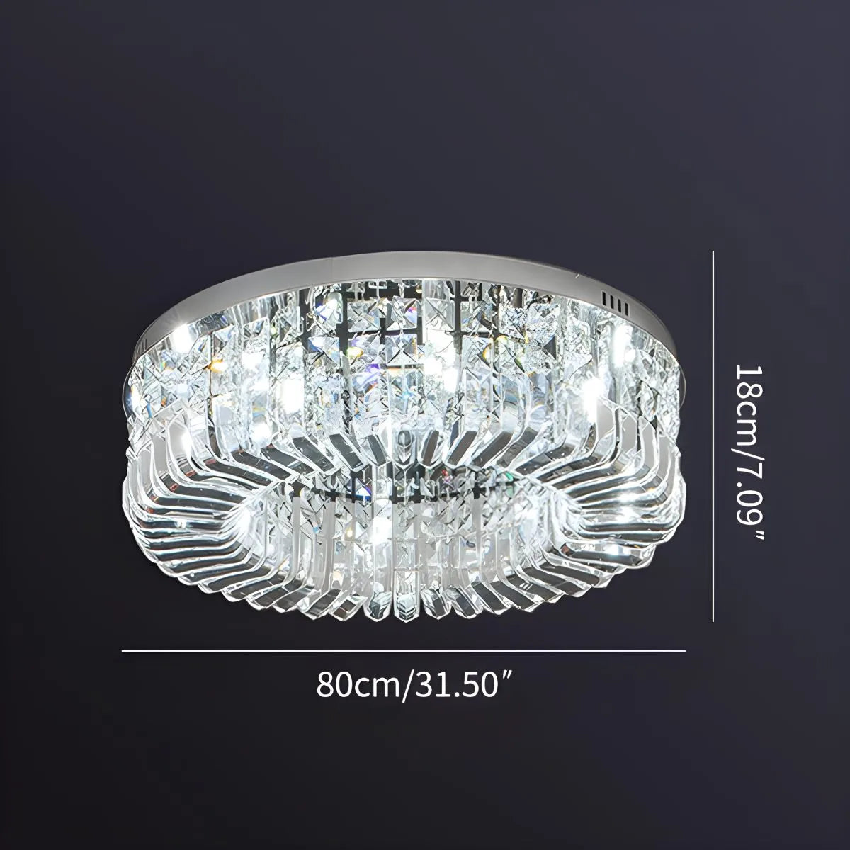 Feyran Modern Luxury Crystal Ceiling Light