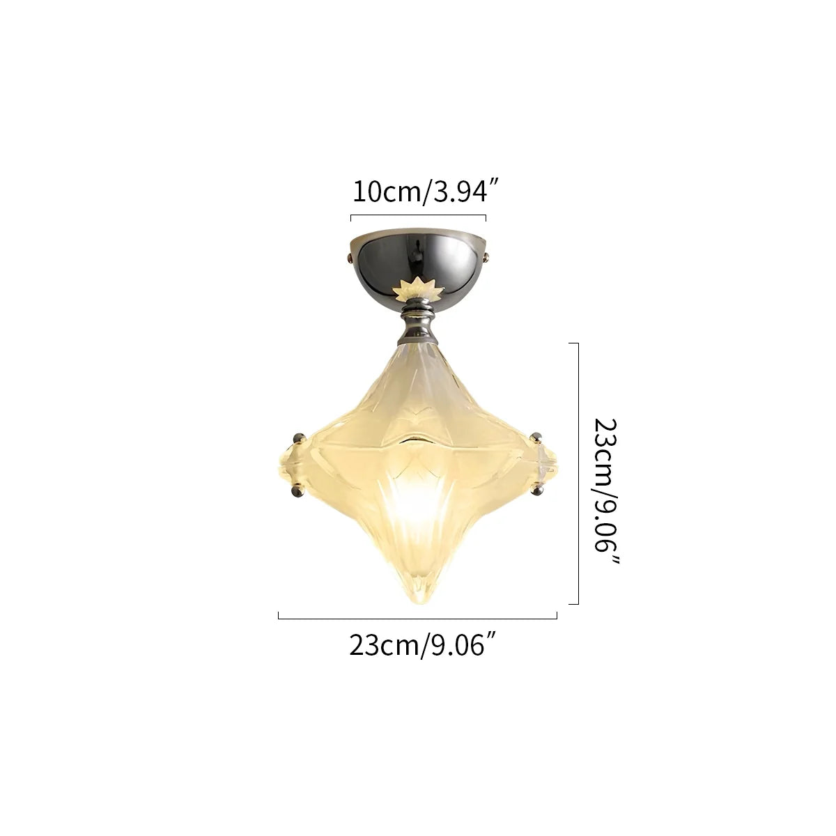 Feyran French Murano Star Glass Pendant Light