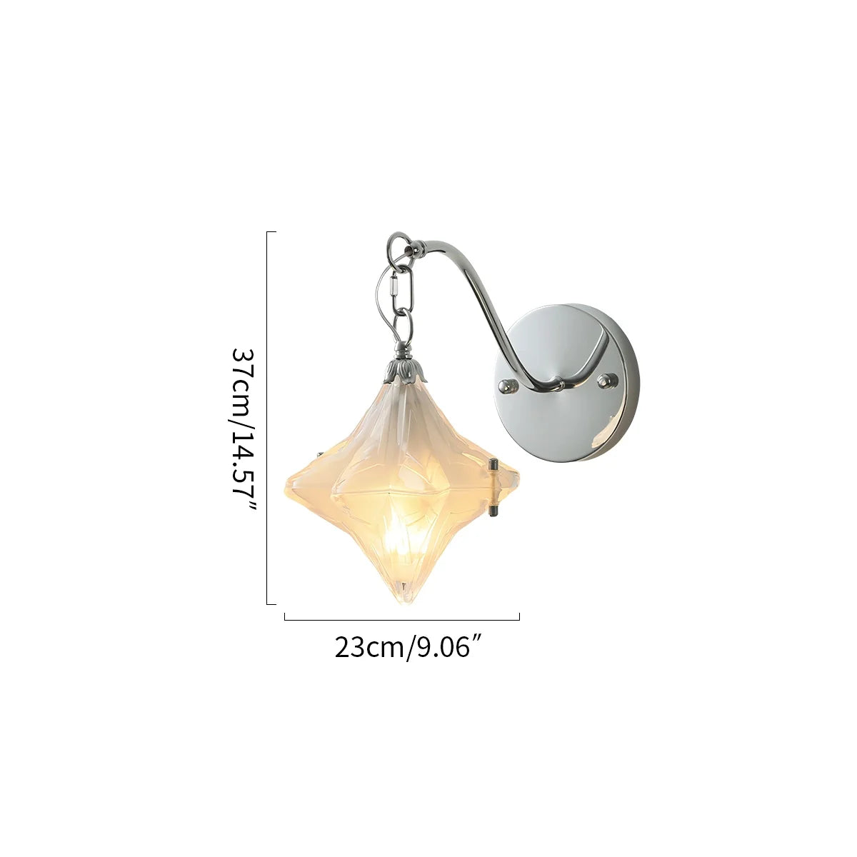 Feyran French Murano Star Glass Pendant Light