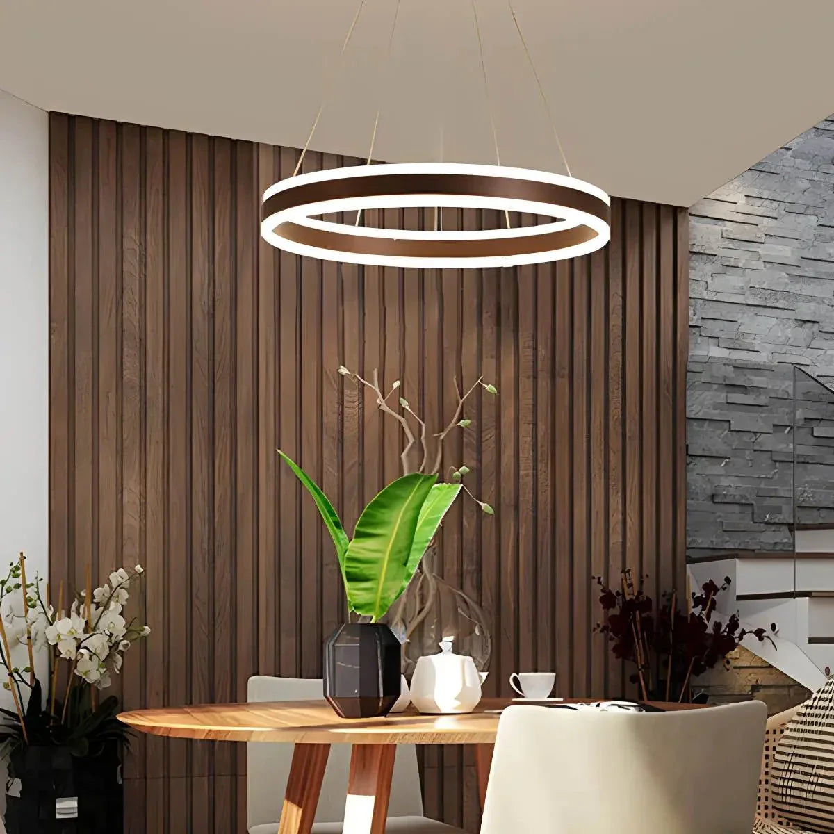 Feyran Circle Layered Living Room Chandelier