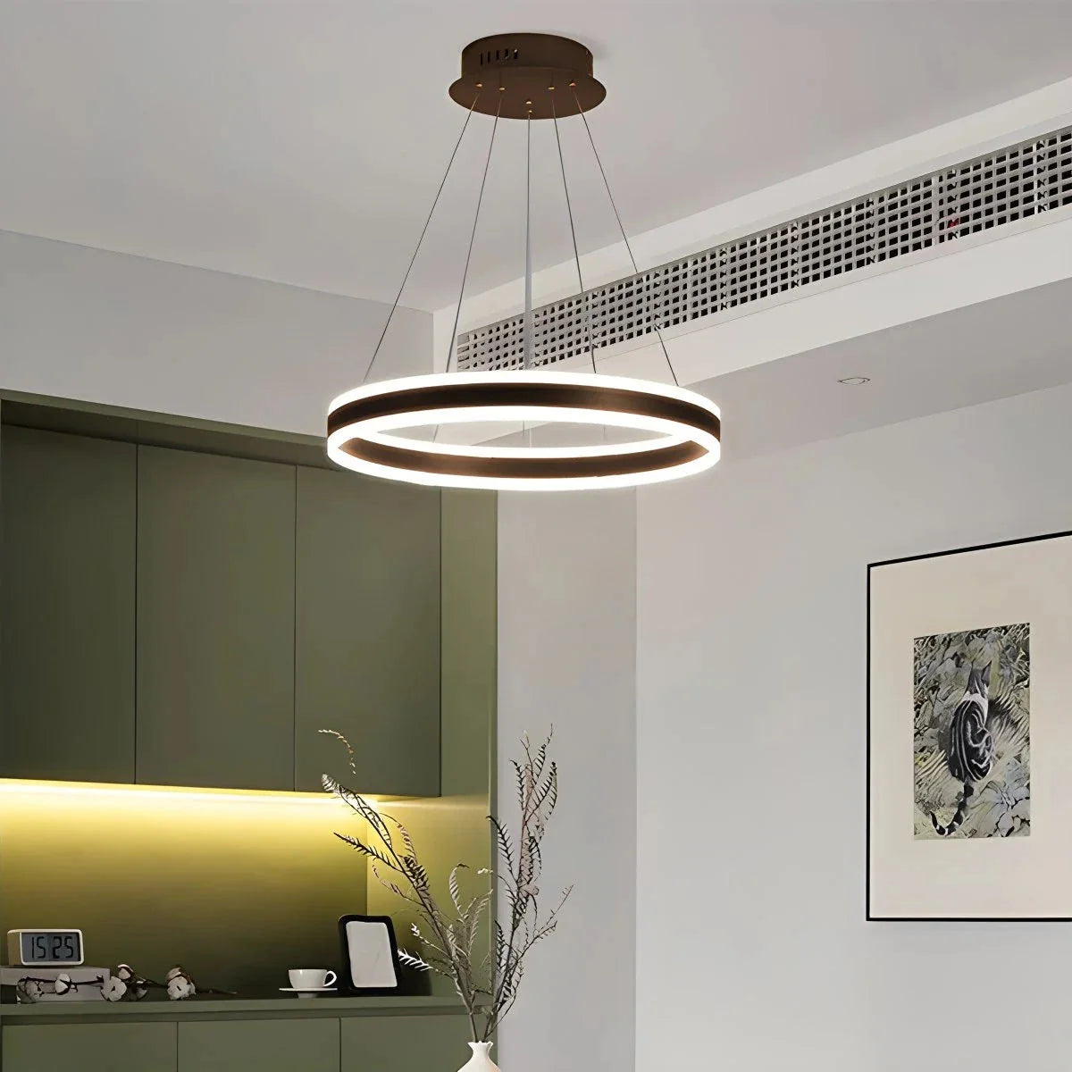 Feyran Circle Layered Living Room Chandelier