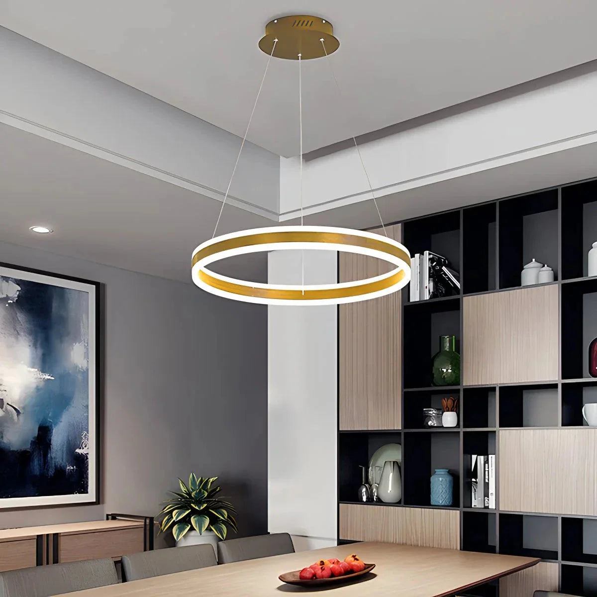 Feyran Circle Layered Living Room Chandelier