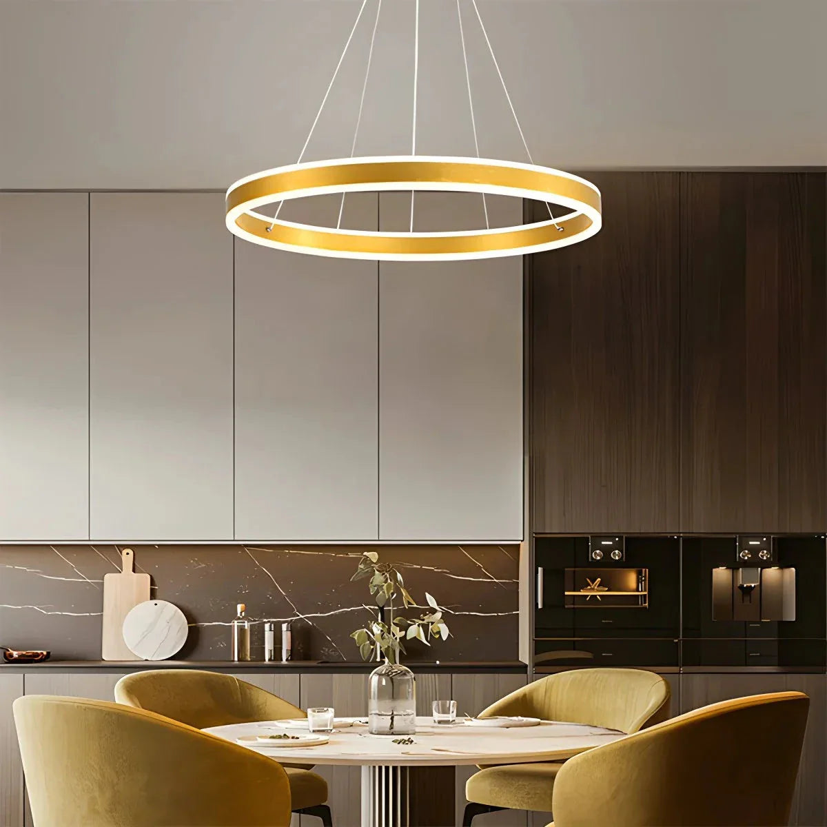 Feyran Circle Layered Living Room Chandelier