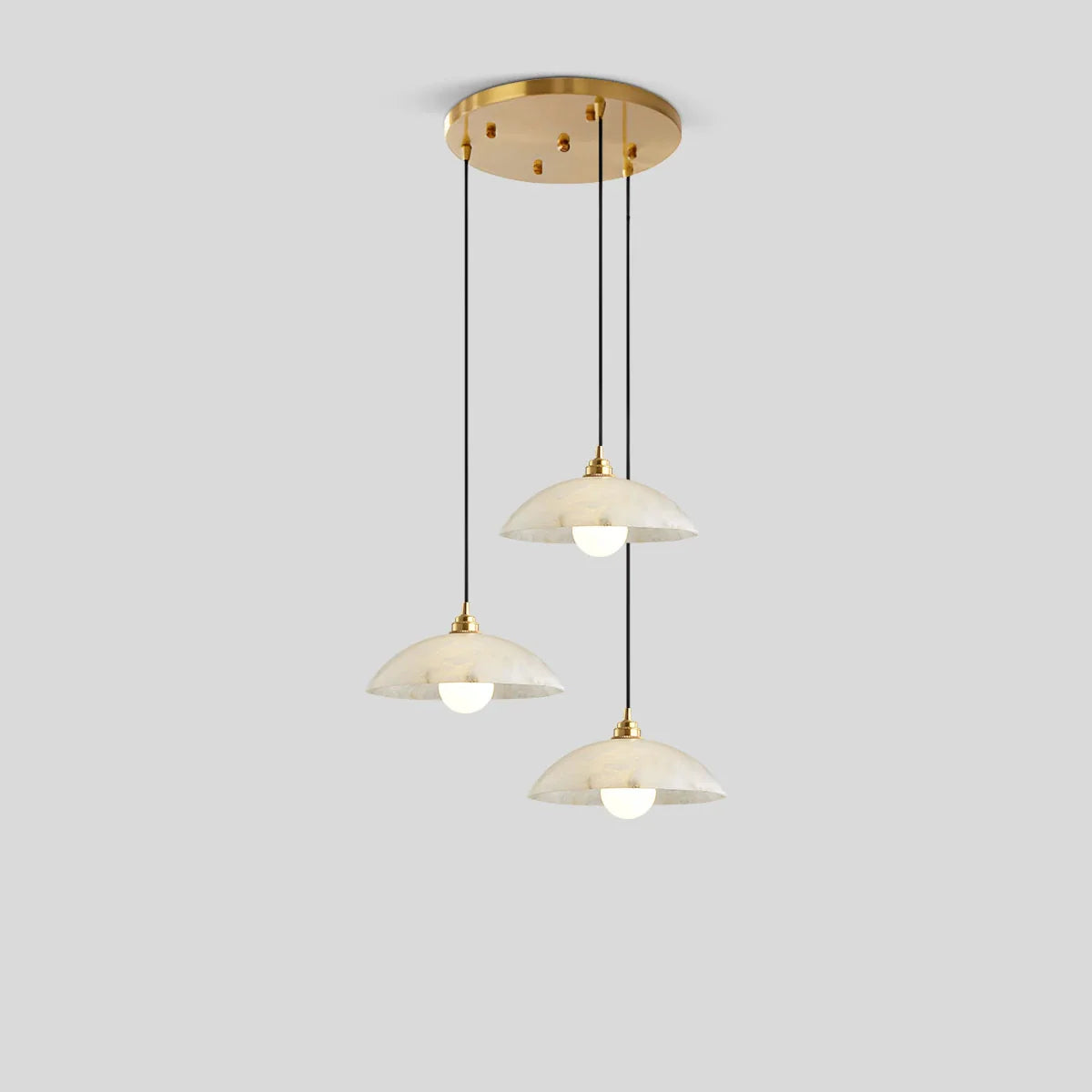Feyran Dome Spanish Alabaster Pendant Light for Dining Room