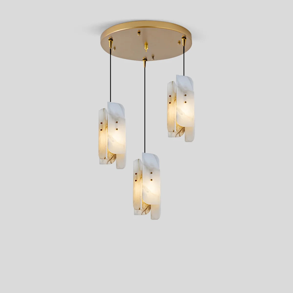 Feyran Minimalist Art Splicing Spanish Alabaster Pendant Light