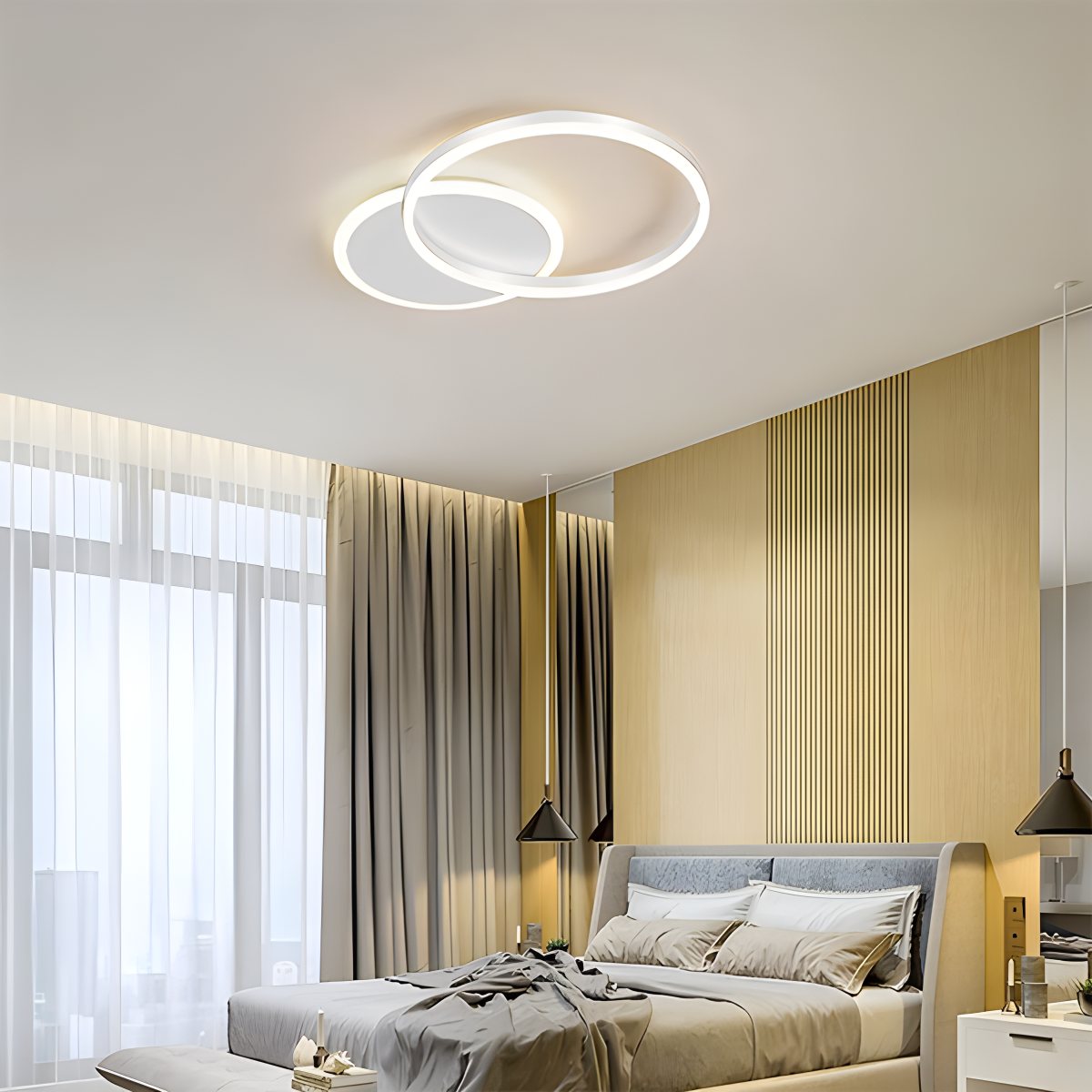 Feyran Circular LED Ceiling Light for Living Room