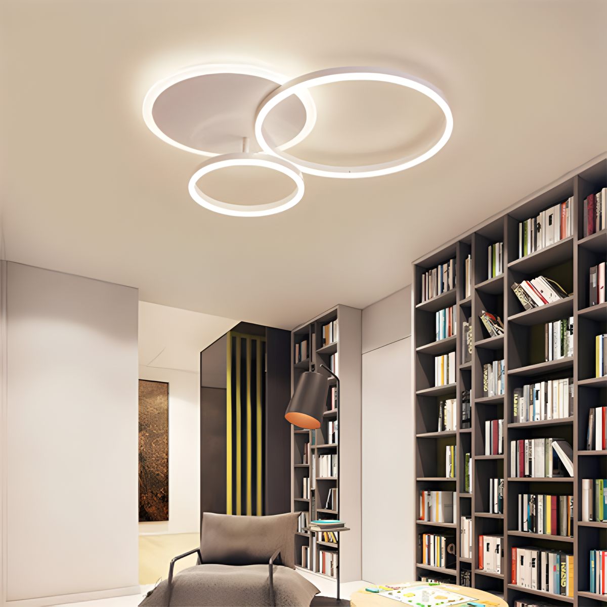 Feyran Circular LED Ceiling Light for Living Room