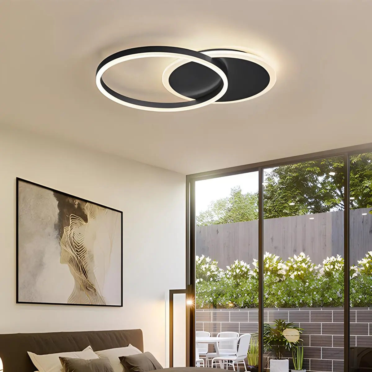 Feyran Circular LED Ceiling Light for Living Room