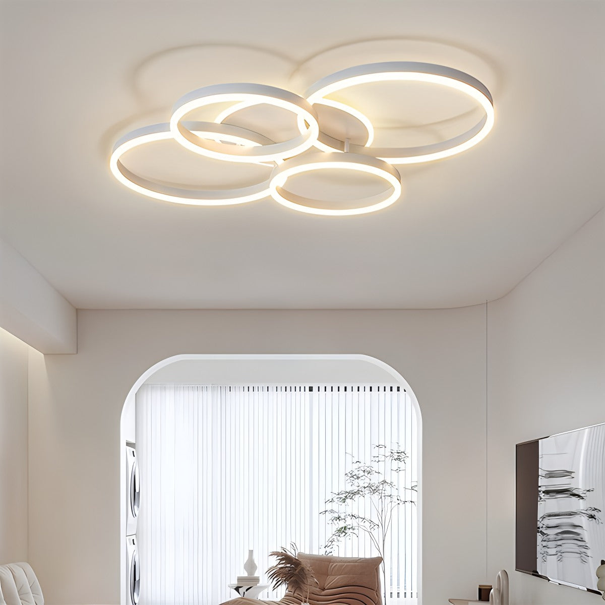 Feyran Circular LED Ceiling Light for Living Room