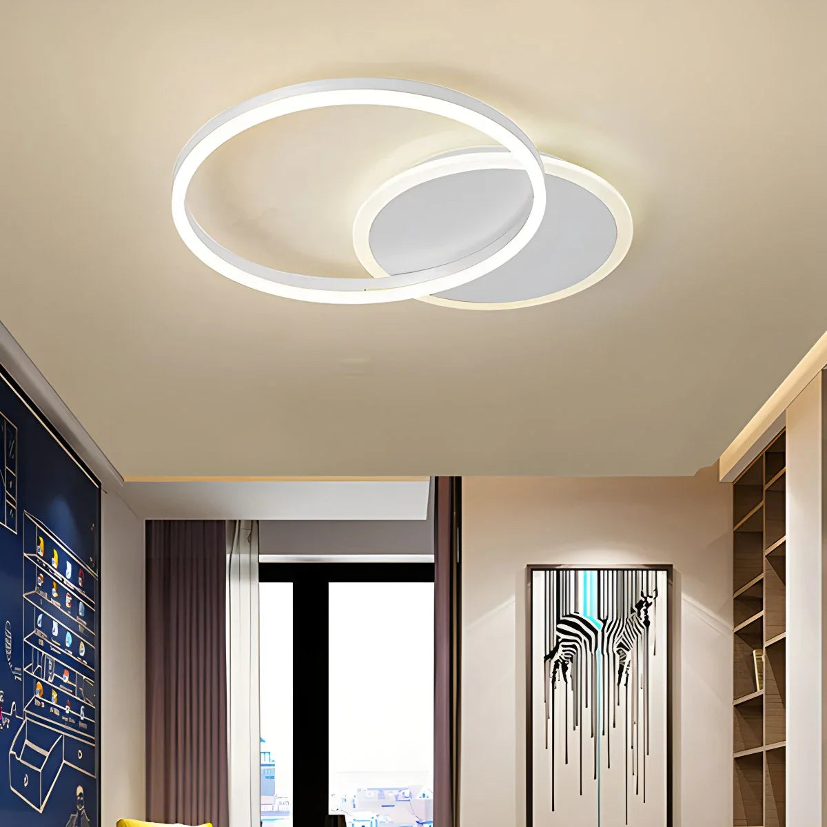 Feyran Circular LED Ceiling Light for Living Room