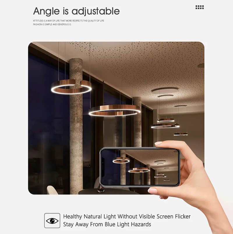 Feyran Modern Ring LED Chandelier for Living Room