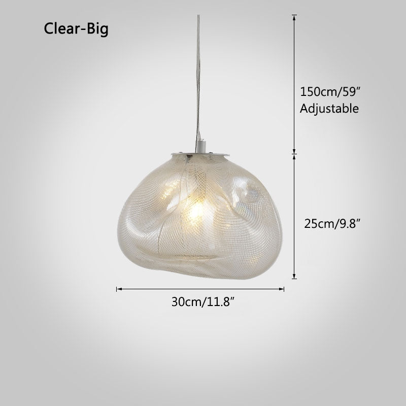 Feyran Light Luxury Cloud Shape Glass Pendant Light