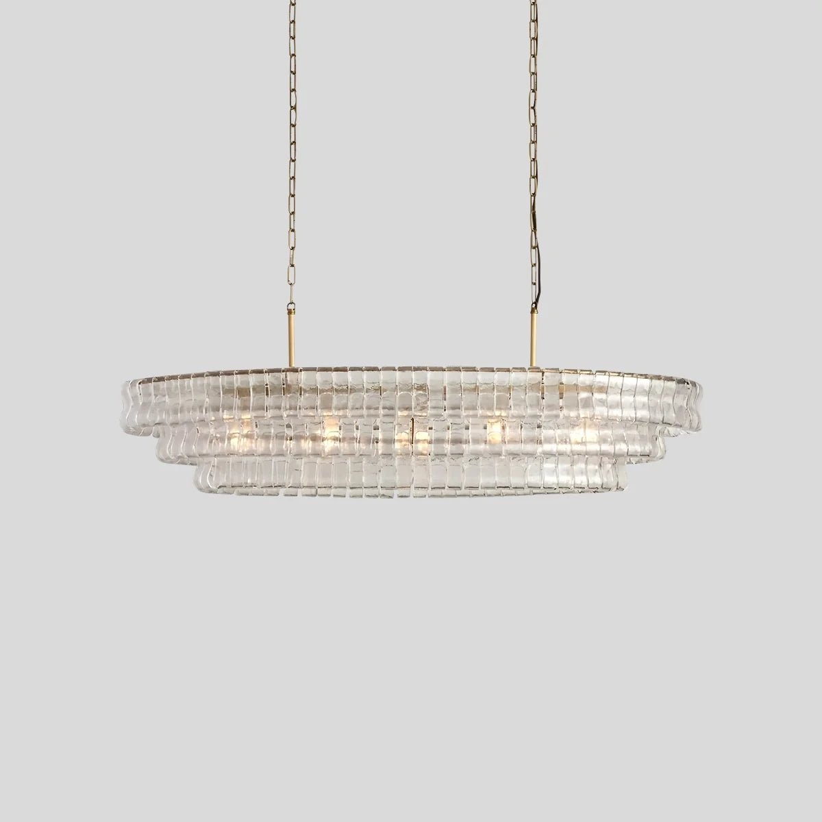 Feyran Light Luxury Murano Ring Layered Glass Chandelier
