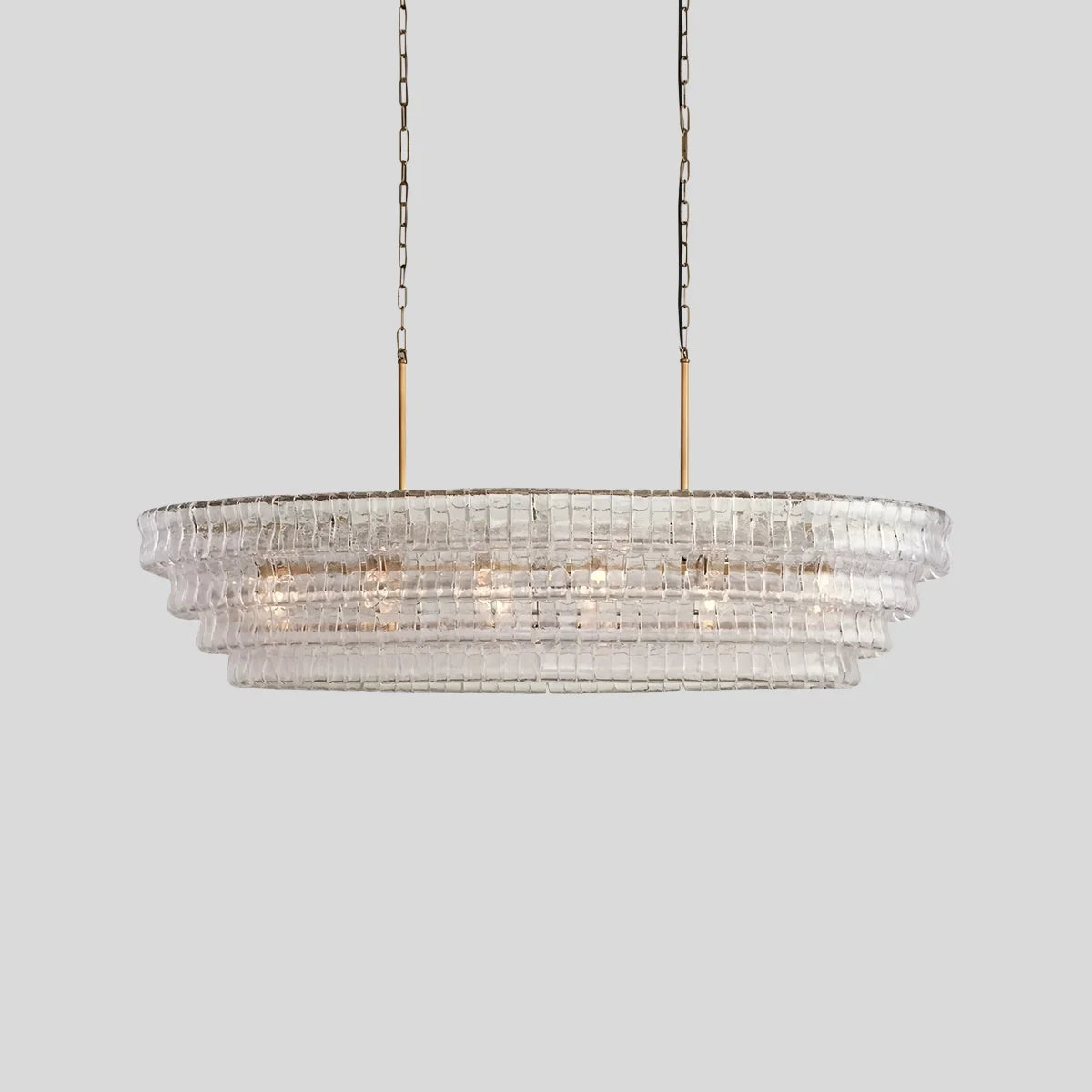Feyran Light Luxury Murano Ring Layered Glass Chandelier