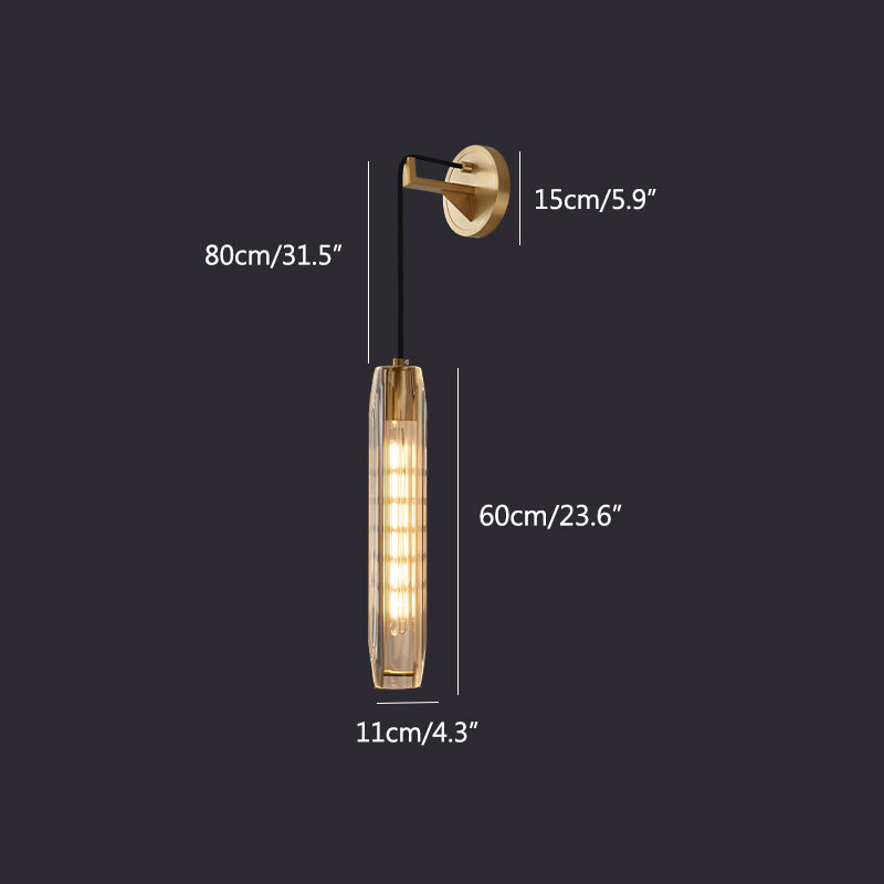 Feyran Hanging Crystal Wall Sconce