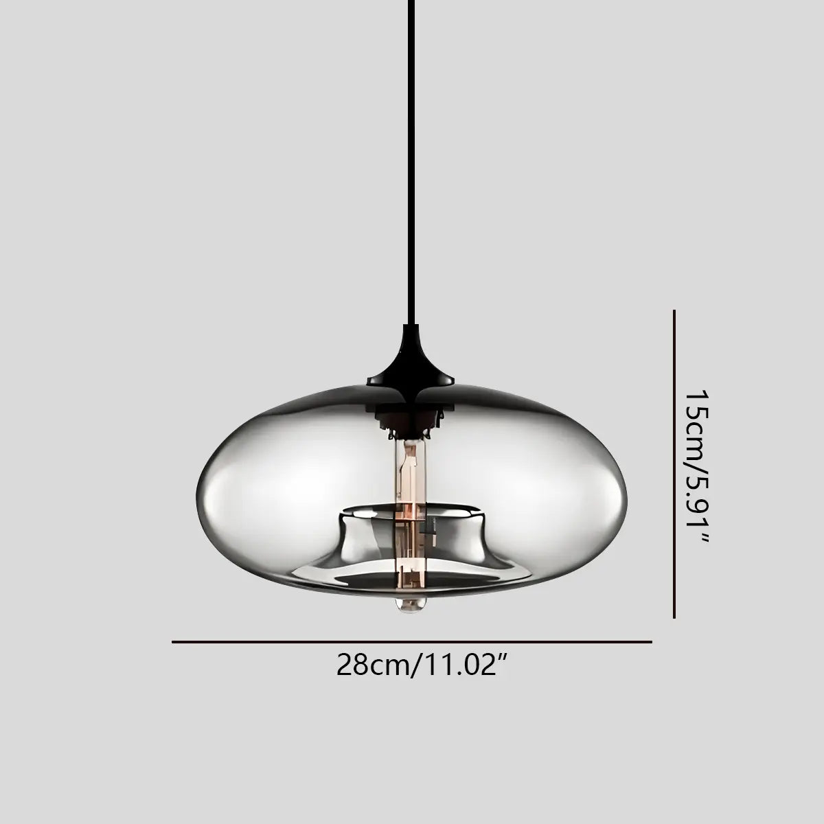 Feyran Colorful Glass Pendant Light for Dining Area