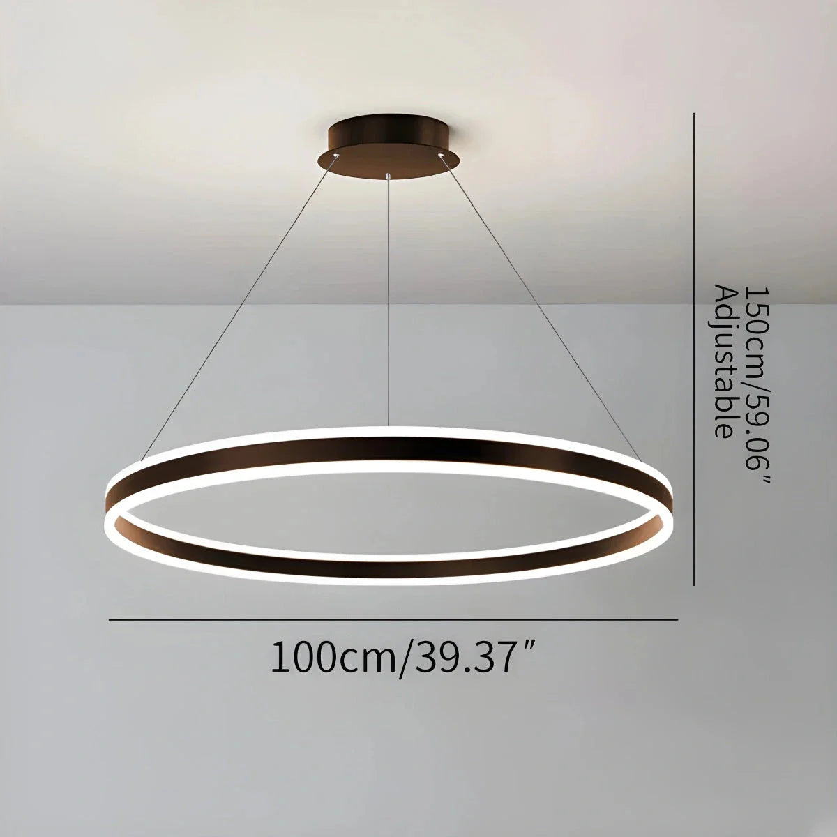 Feyran Circle Layered Living Room Chandelier