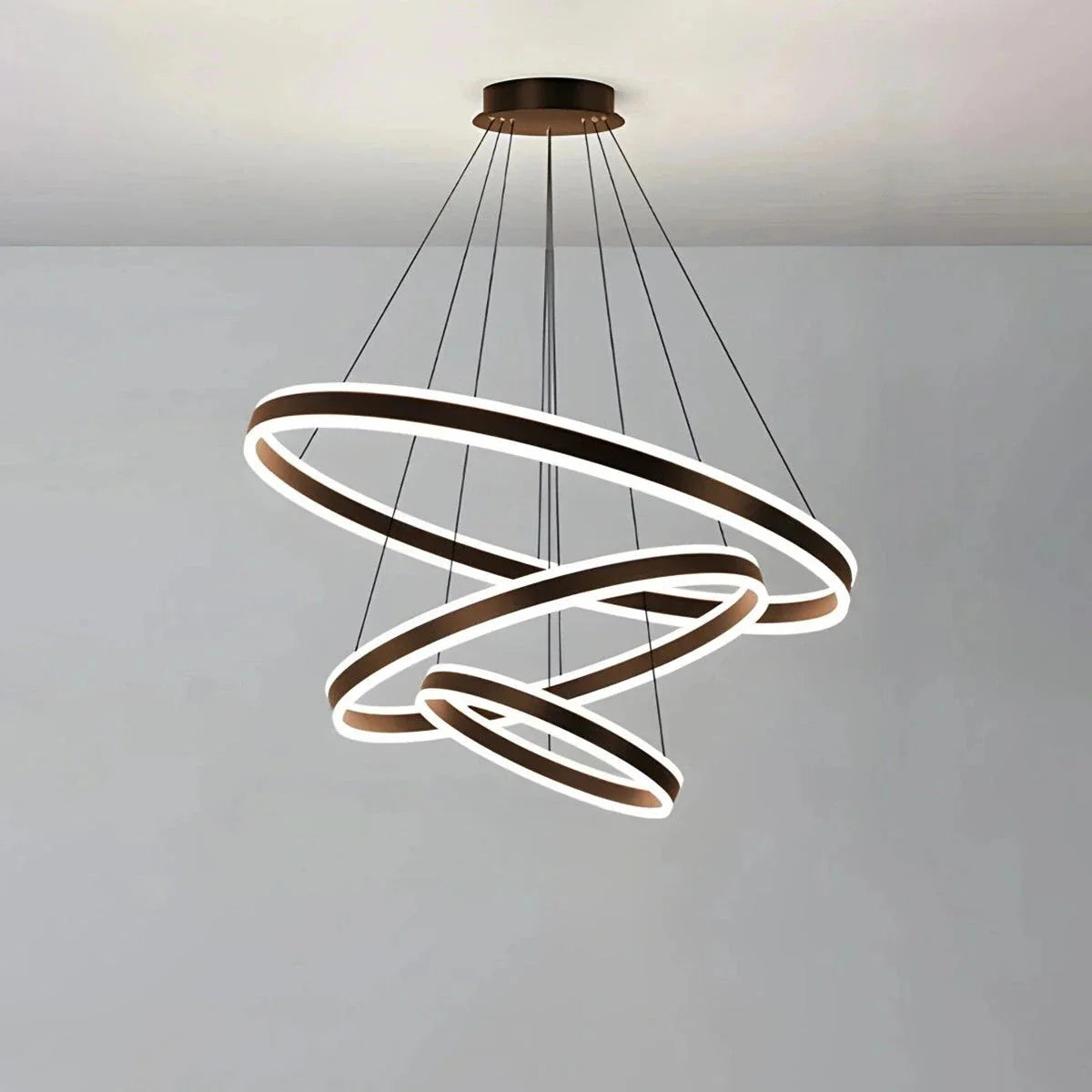 Feyran Circle Layered Living Room Chandelier