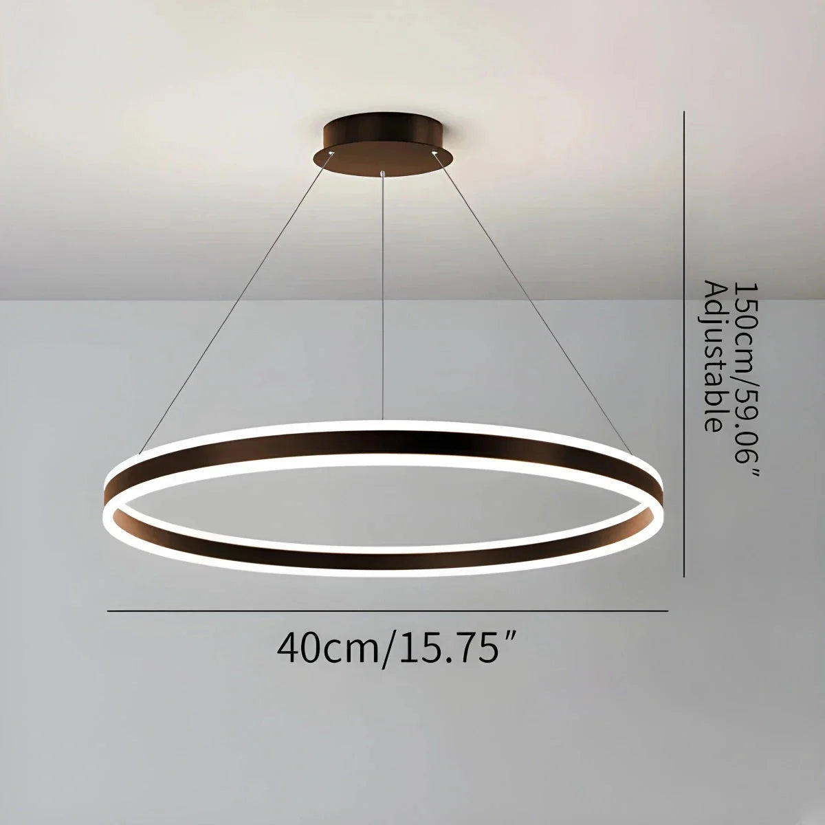 Feyran Circle Layered Living Room Chandelier