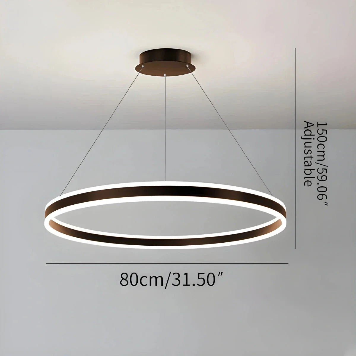 Feyran Circle Layered Living Room Chandelier