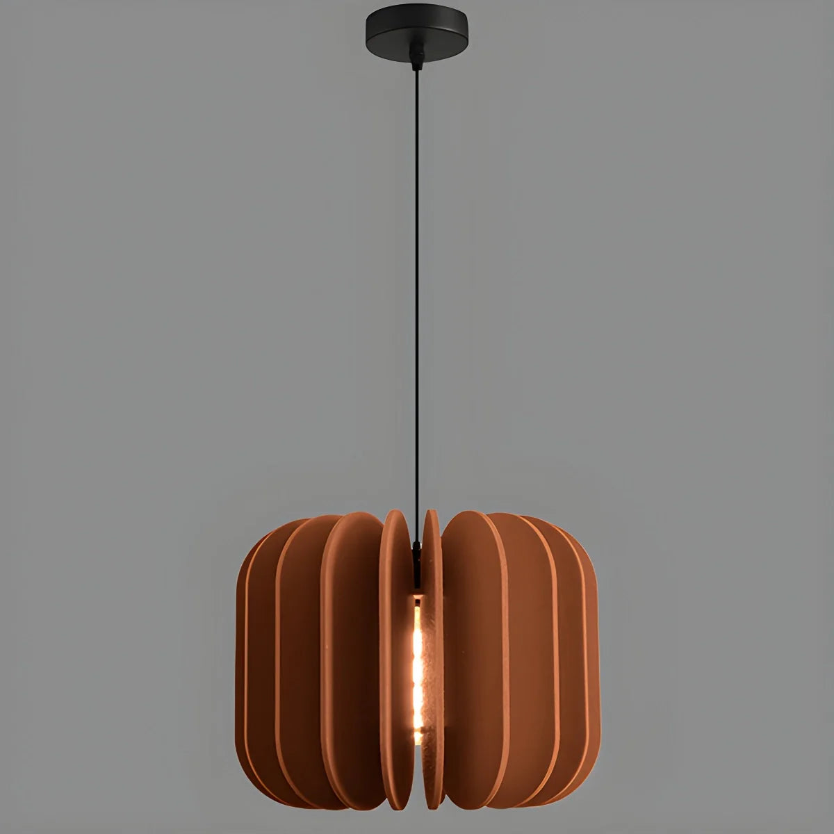 Feyran Pumpkin Slice Acoustic Pendant Light