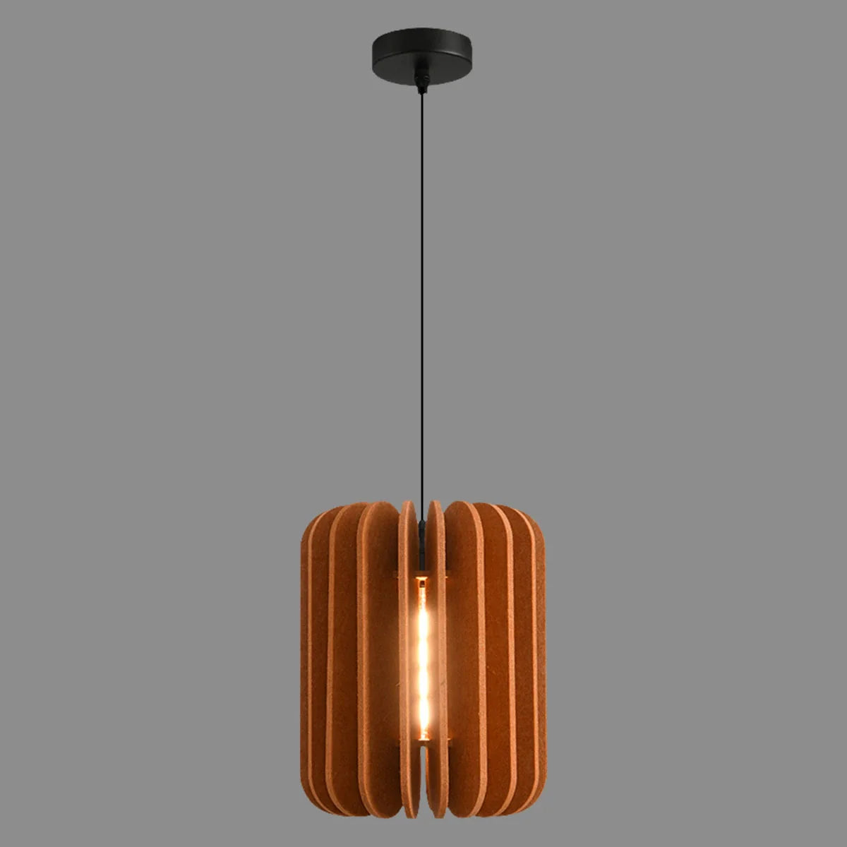 Feyran Pumpkin Slice Acoustic Pendant Light