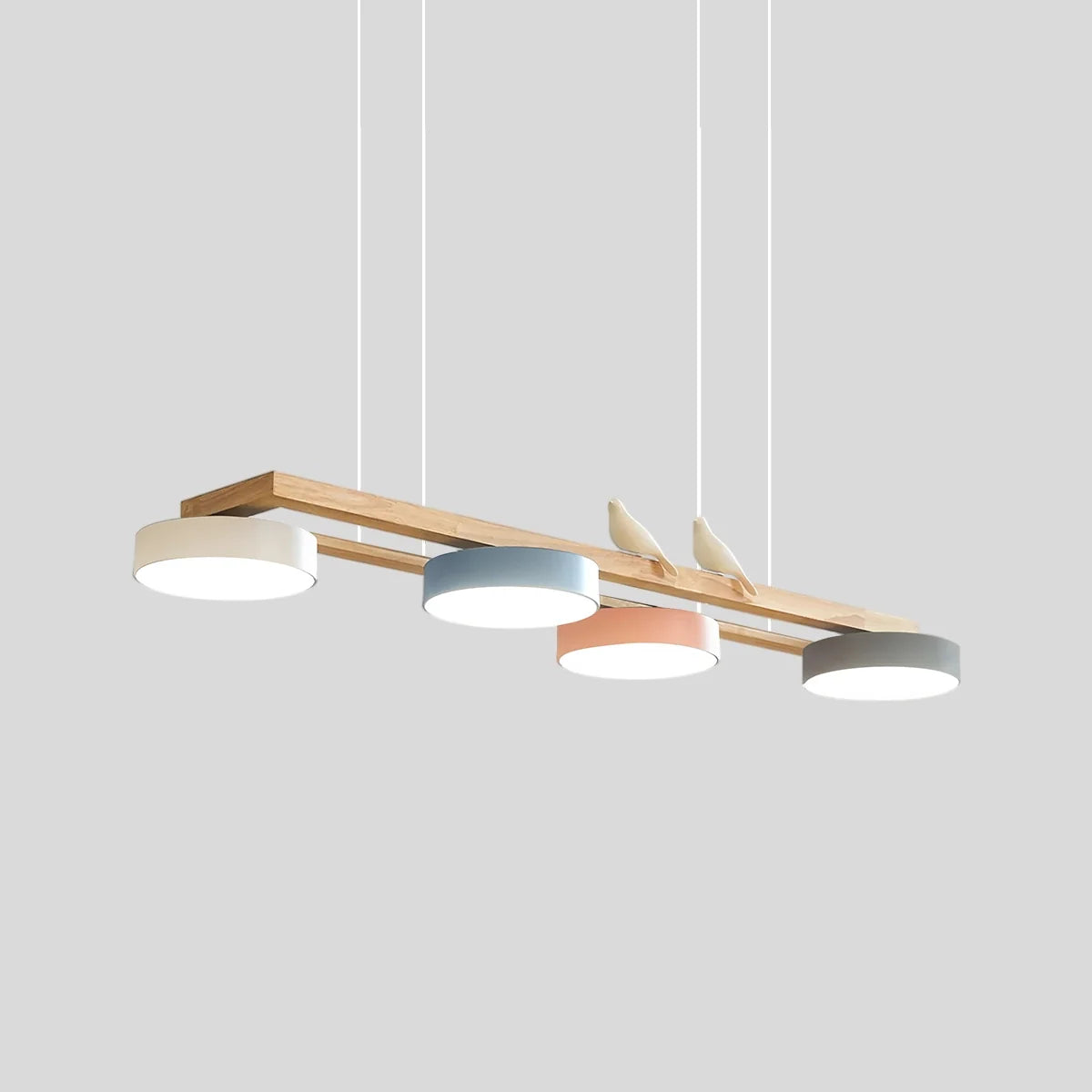 Feyran Sienna Bird Long Chandelier for Dining Room