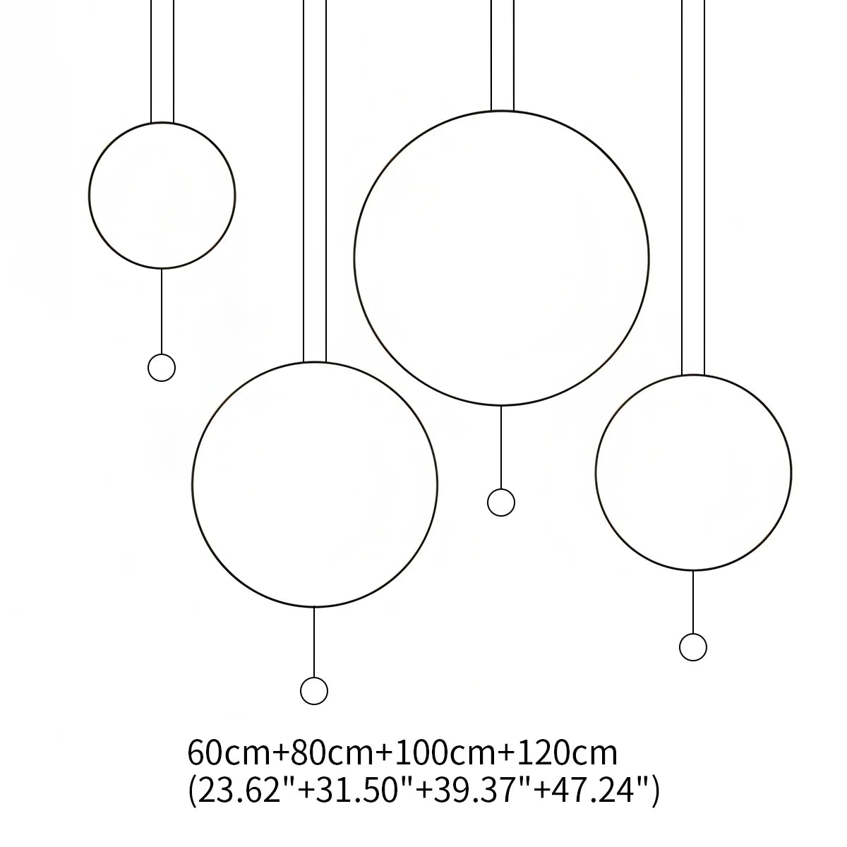 Feyran Modern Minimalist Circular Halo Pendant Light