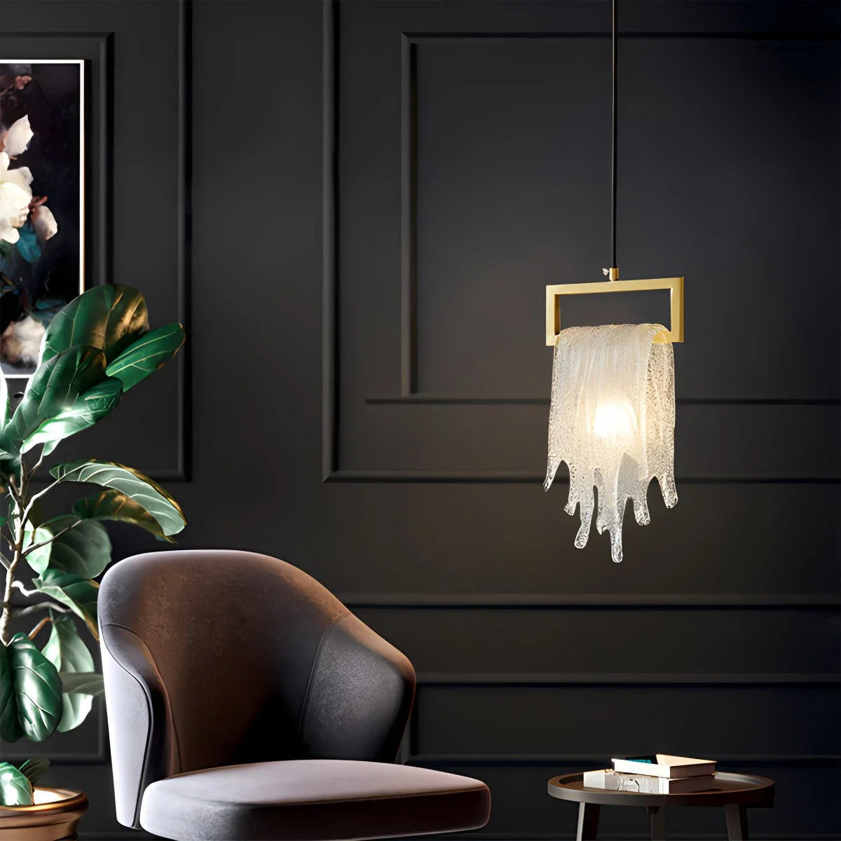 Feyran Copper Crystal Pendant Light Multiple Styles Available