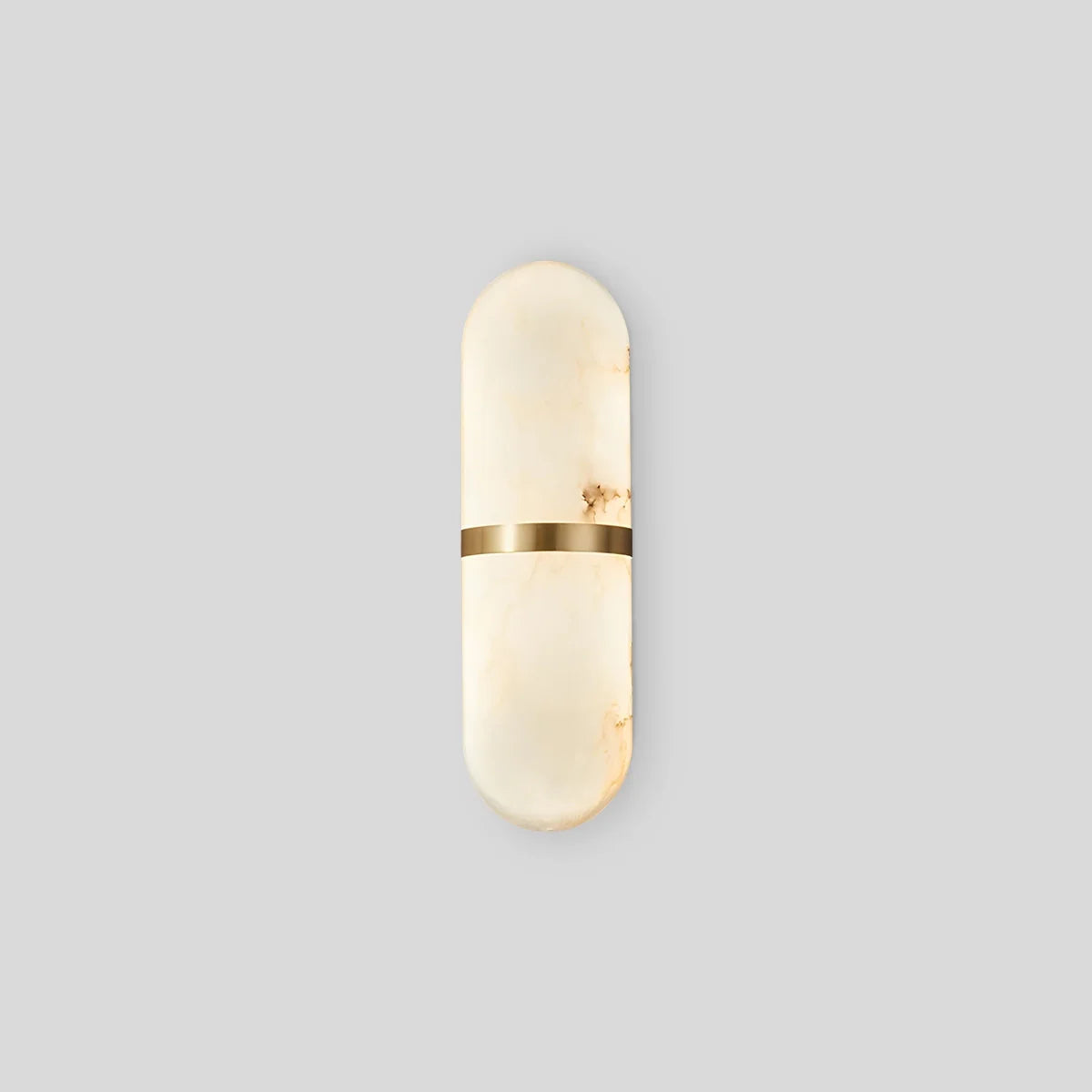 Feyran Melange Pill Form Spanish Alabaster Wall Sconce