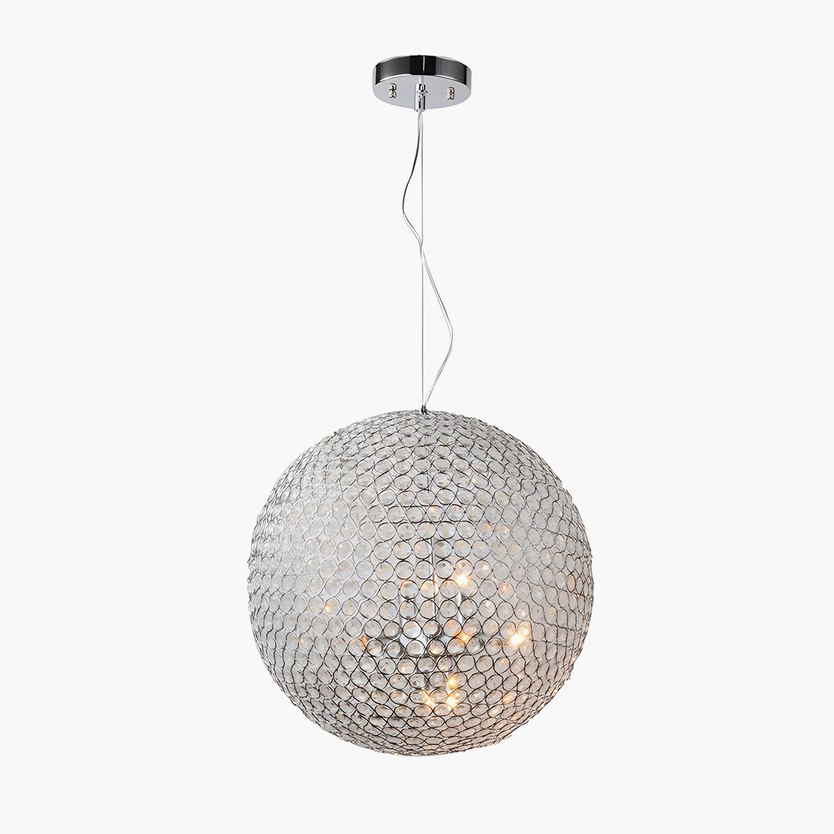 Feyran Creative Crystal Ball Chandelier for Dining Room
