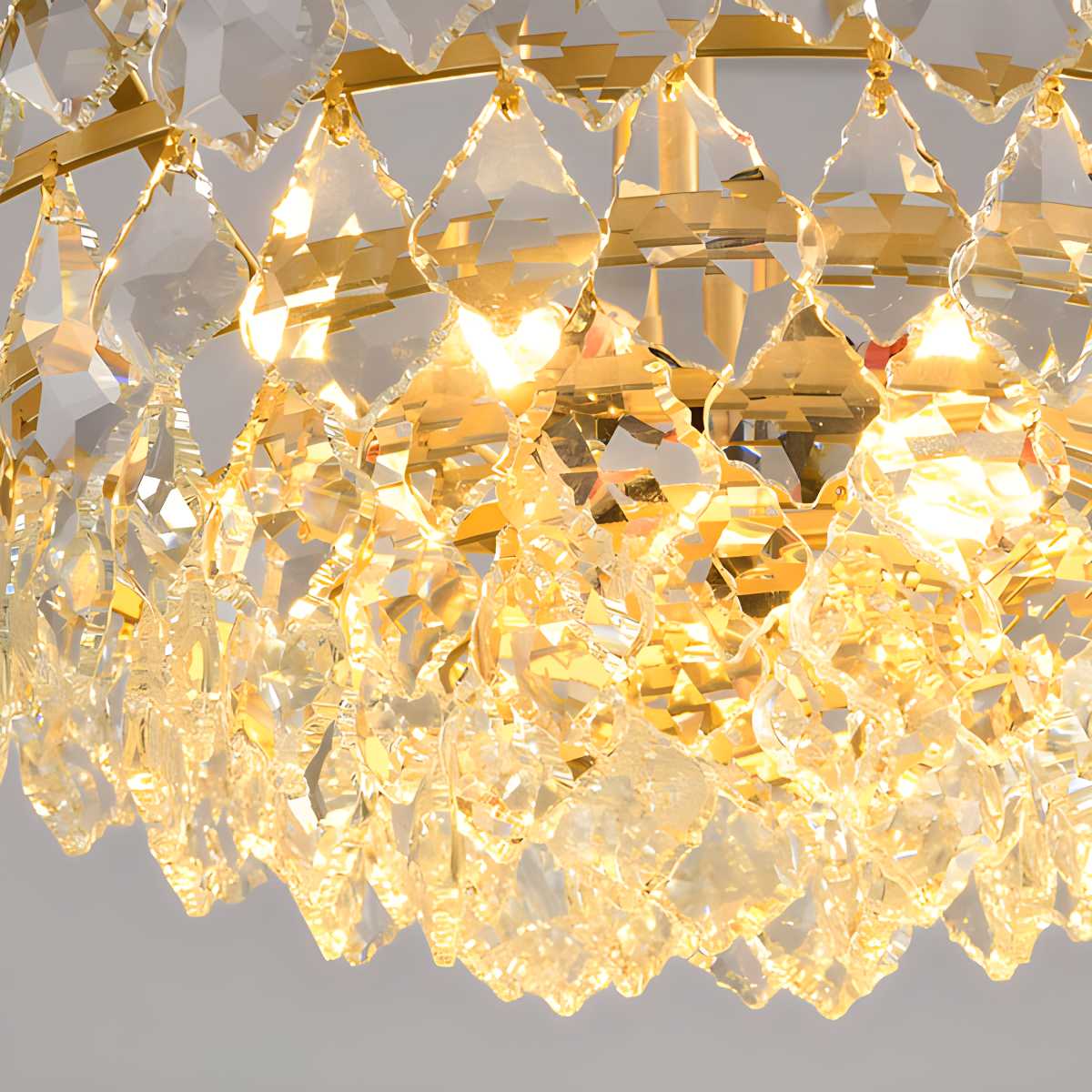 Feyran Crown Crystal Led Chandelier
