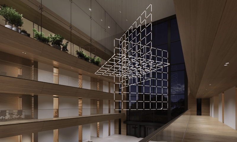 Crystal Grid Customize Chandelier