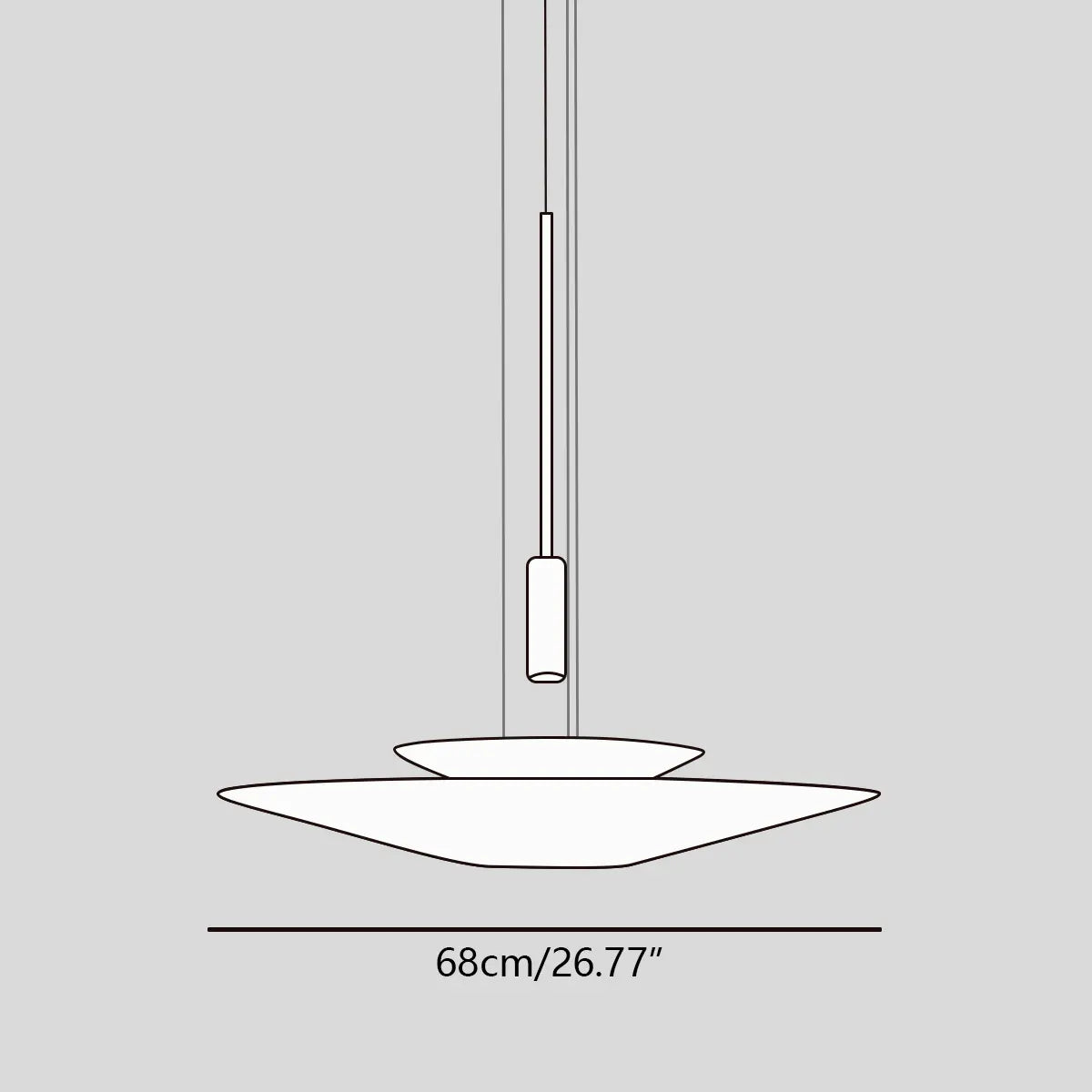 Feyran Layered Disc Pendant Light for Dining Room