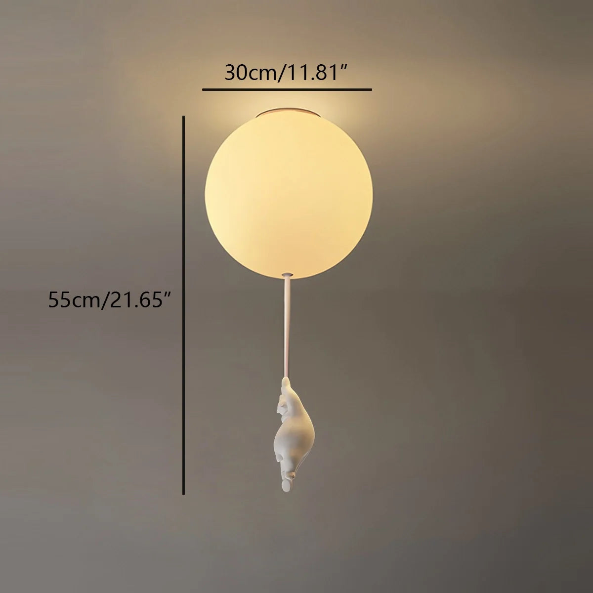 Feyran Modern Cartoon Balloon Bear Ceiling Light