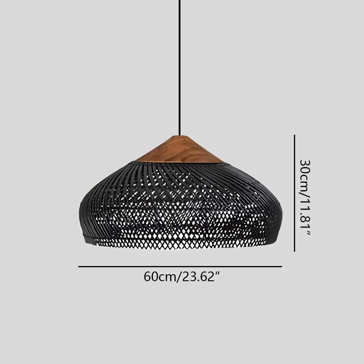 Feyran Rattan Lantern Pendant Light for Dining Room