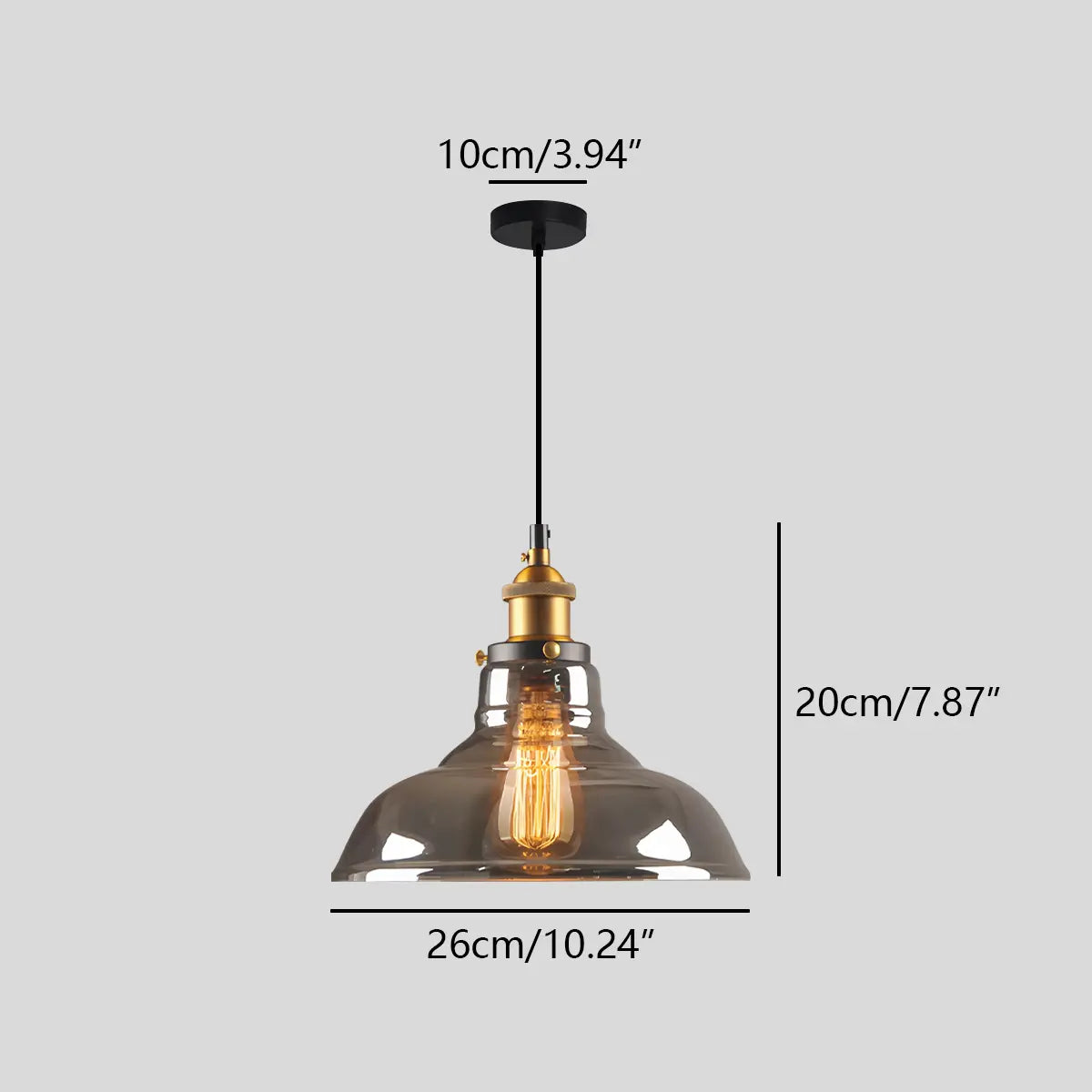 Feyran Mabel Glass Pendant Light for Kitchen Island
