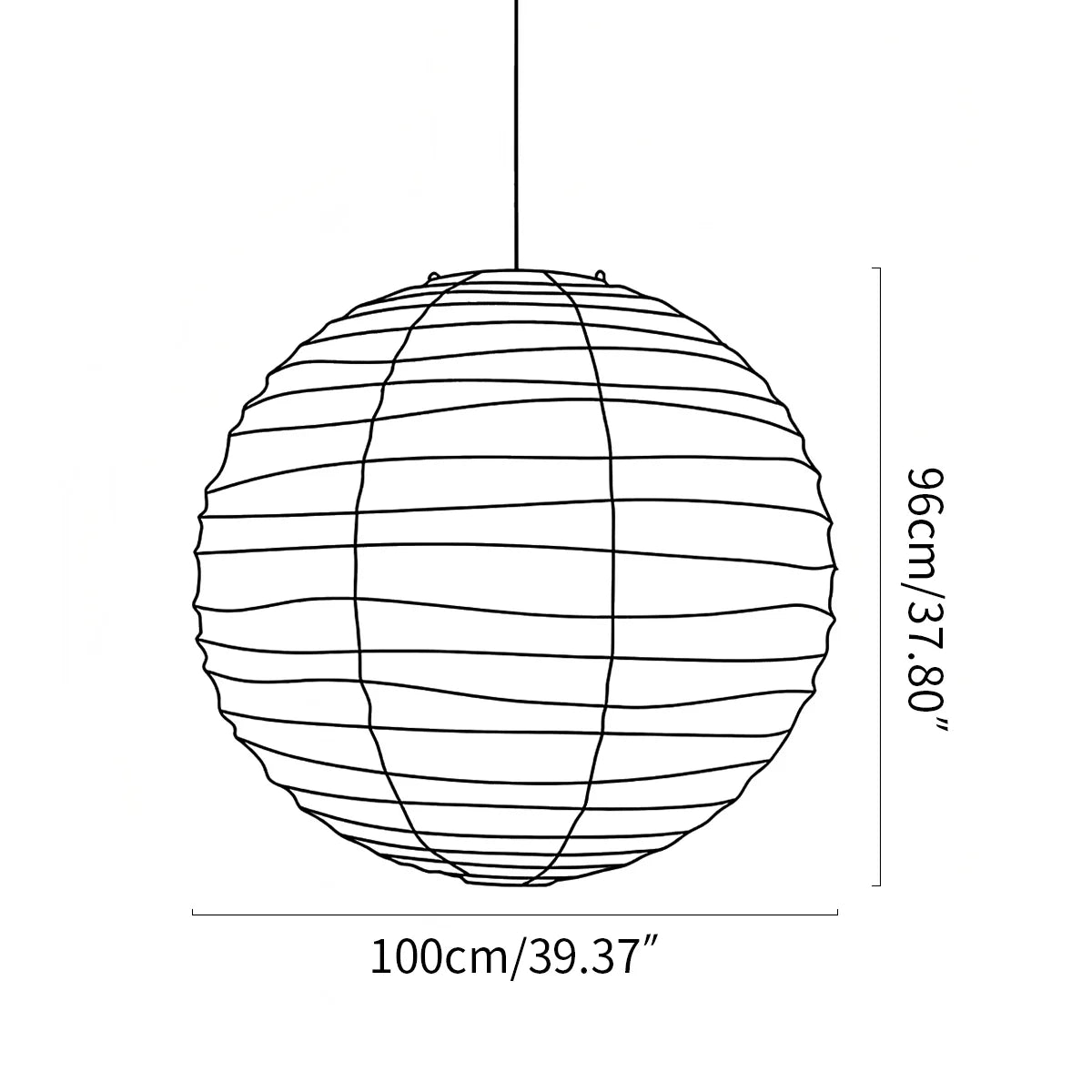 Feyran Akari D Series Pendant Lamp for Dining Room