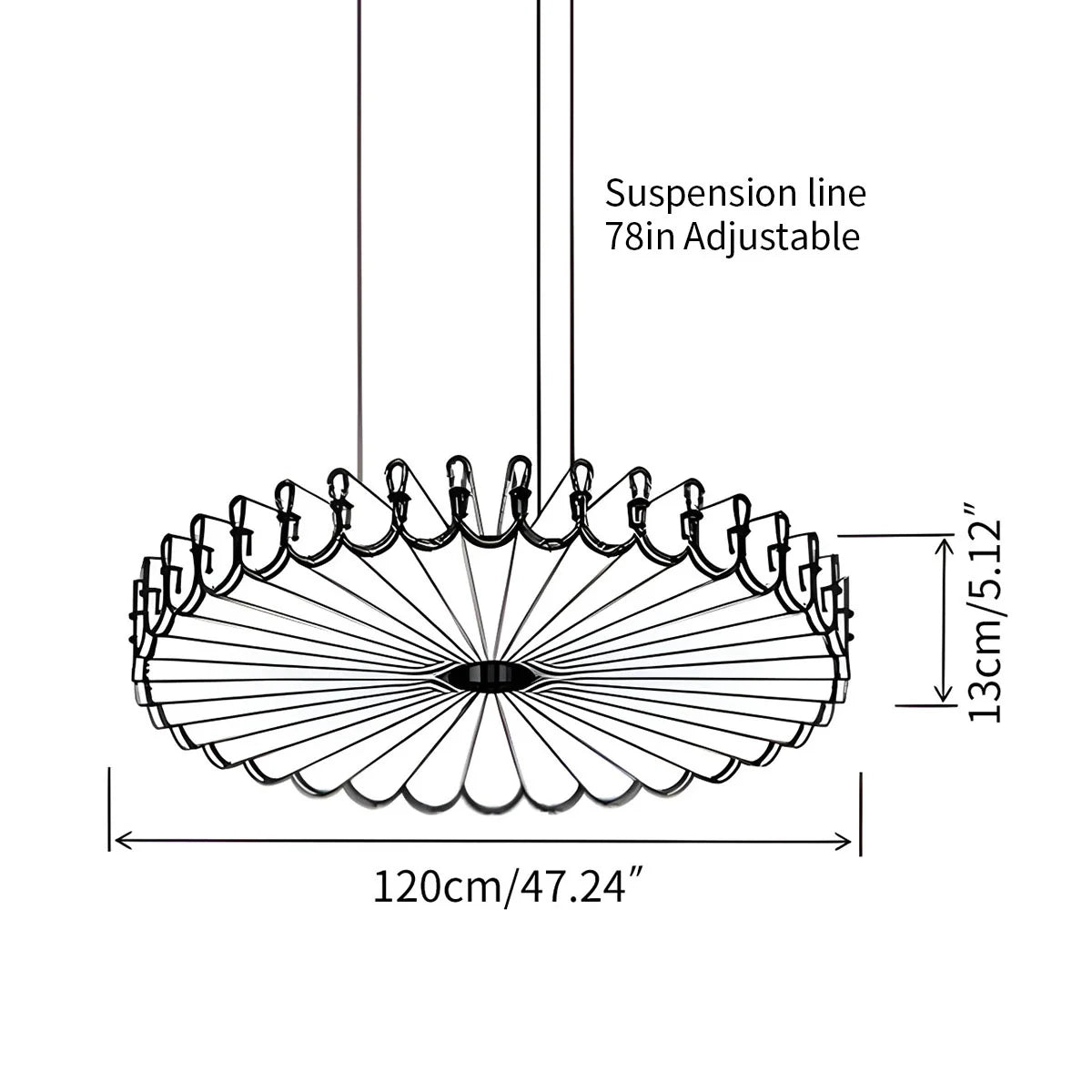 Feyran Sunflower Acoustic Pendant Light
