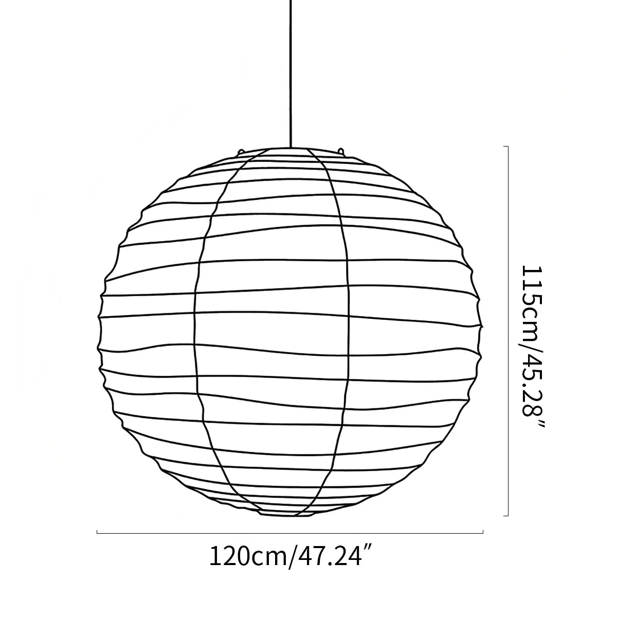 Feyran Akari D Series Pendant Lamp for Dining Room
