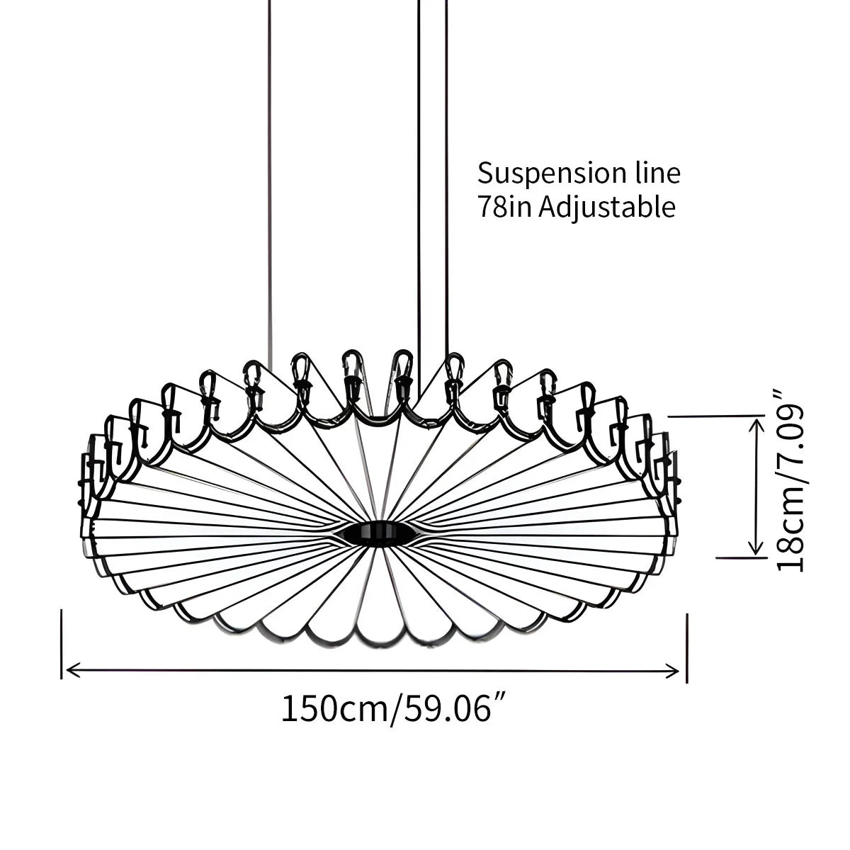 Feyran Sunflower Acoustic Pendant Light