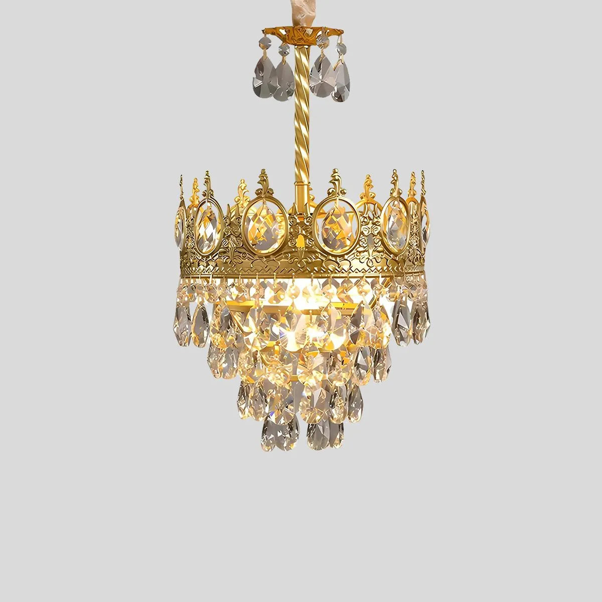 Feyran French Retro Crystal Chandelier for Dining Room