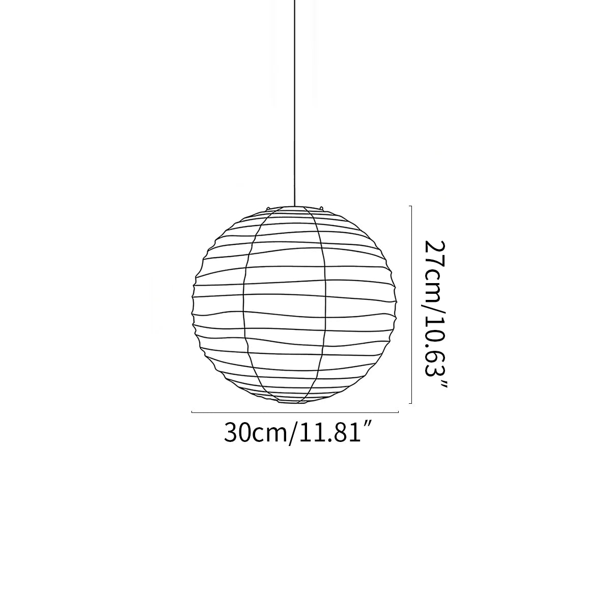 Feyran Akari D Series Pendant Lamp for Dining Room