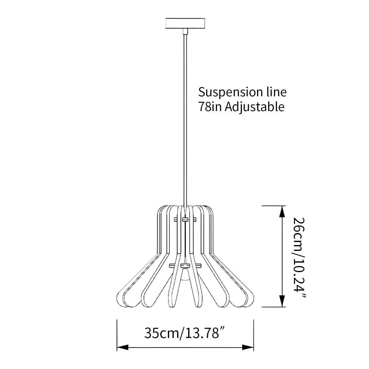 Feyran Nordic Octopus Felt Acoustic Pendant Light
