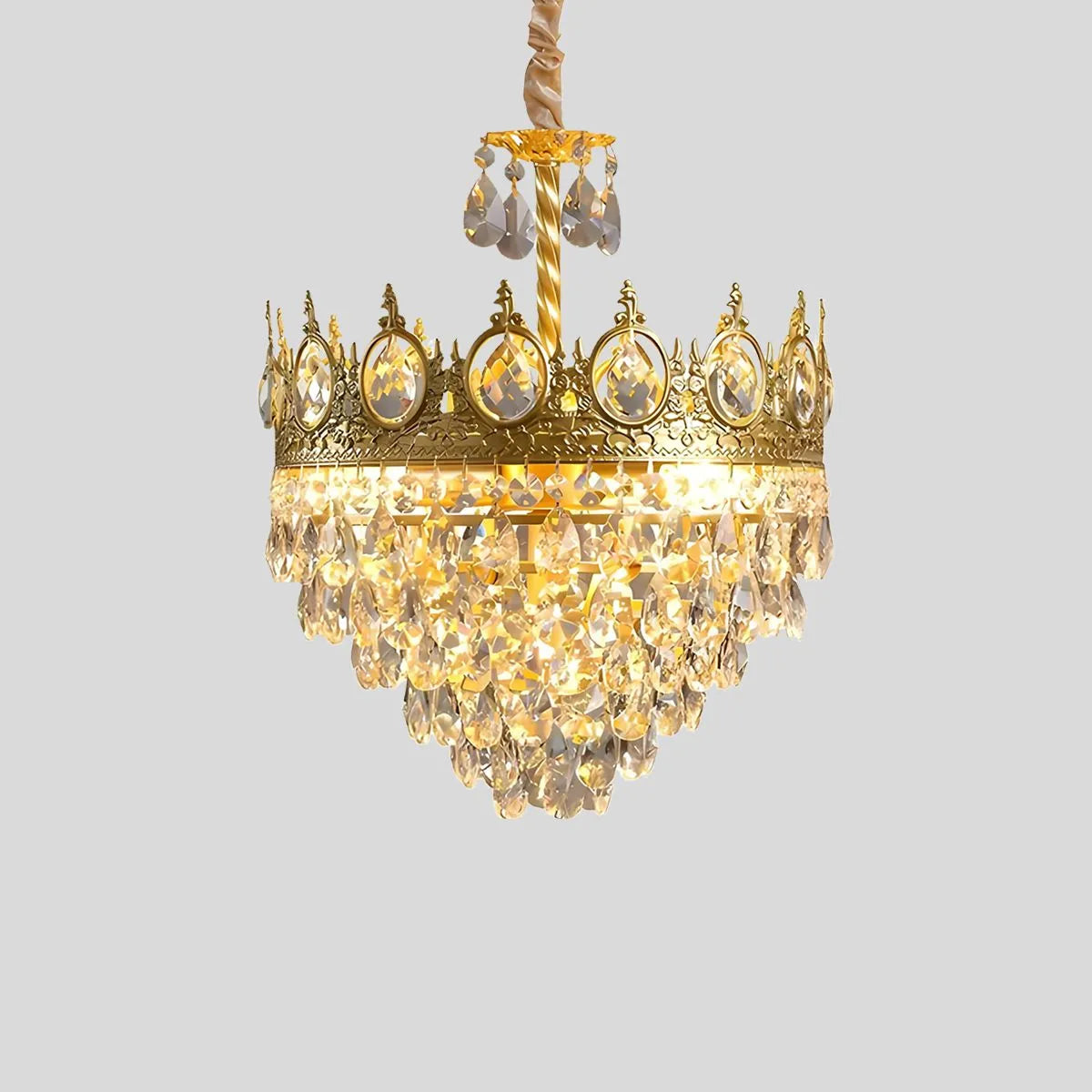Feyran French Retro Crystal Chandelier for Dining Room