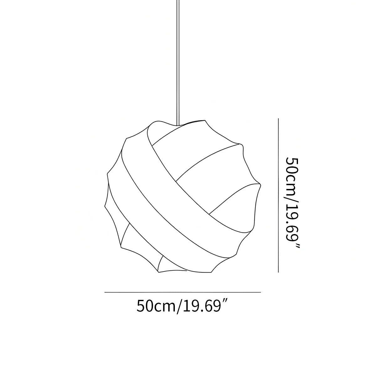 Feyran Turner Modern Spherical Pendant Light for Dining Room