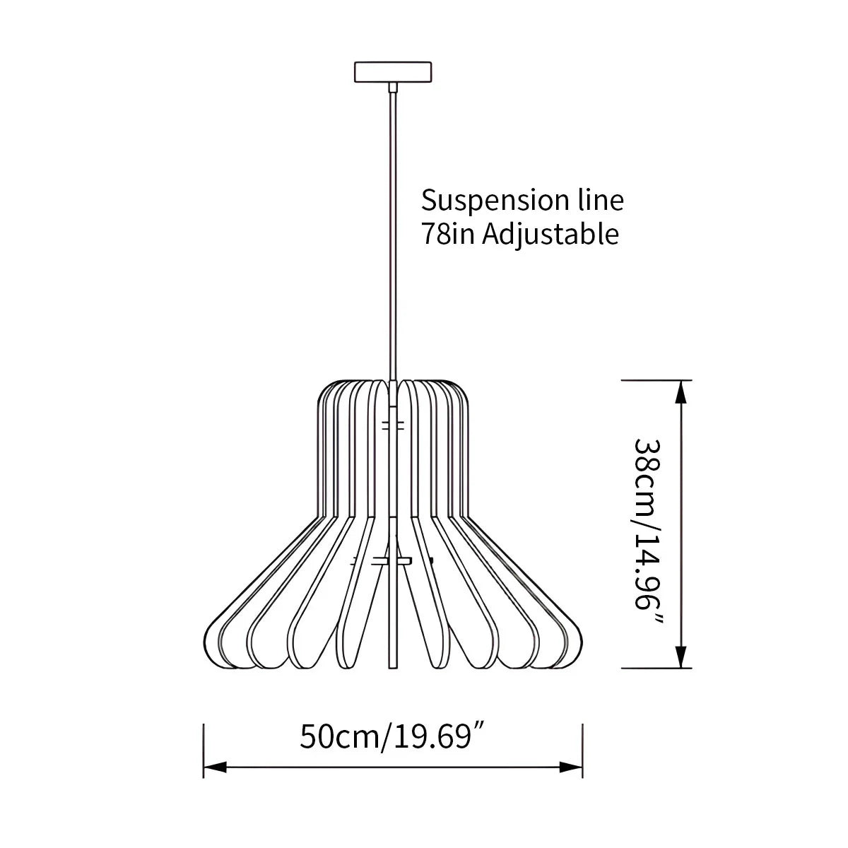 Feyran Nordic Octopus Felt Acoustic Pendant Light