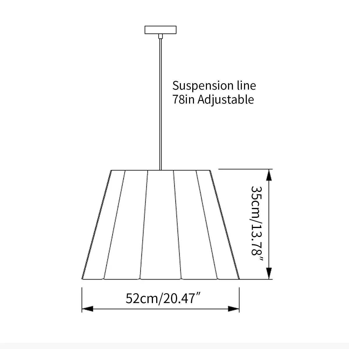 Feyran Splicing Board Circular Acoustic Pendant Light