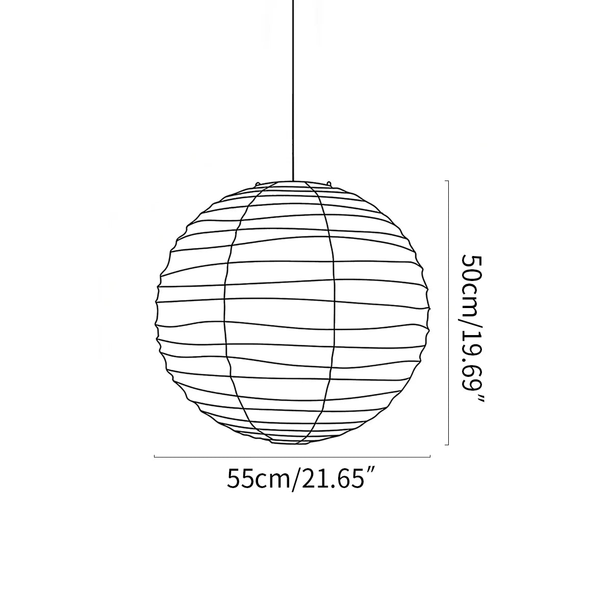 Feyran Akari D Series Pendant Lamp for Dining Room