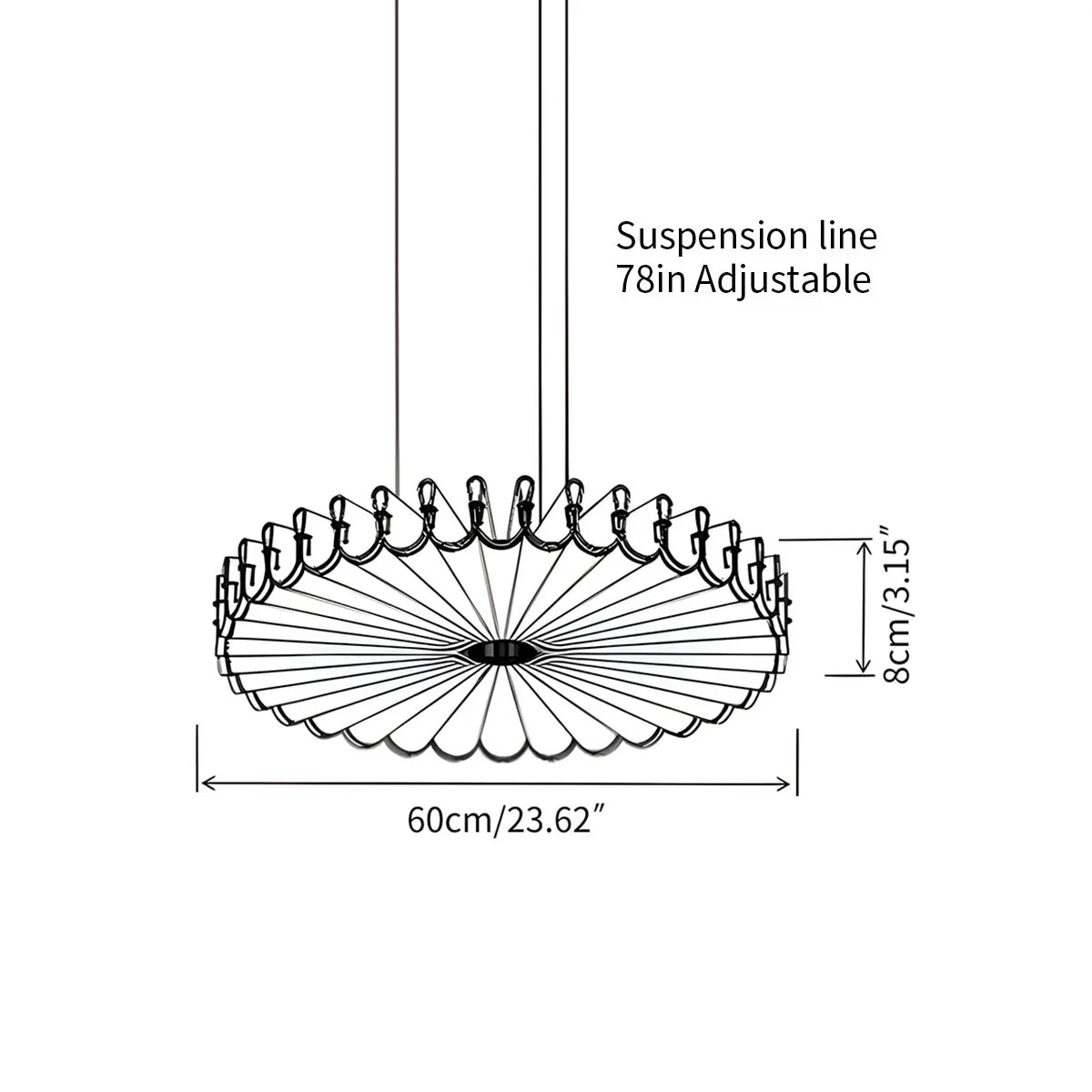 Feyran Sunflower Acoustic Pendant Light